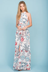 Baylor Floral Maxi Dress White