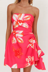 Minnesota Strapless Mini Dress Orchid Pink