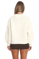 Samaya Chunky Knit Sweater Cream