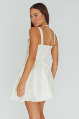 Suri Corset Bust Mini Dress Ivory