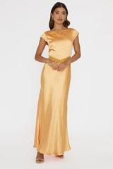 Taken Heart Lace Trim Tied Back Dress Mango