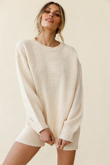 Denver Knit Lounge Shorts Cream