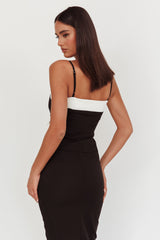 Switched On Faux Pocket Cami Top Black