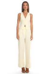 Visalia Wide Leg Trousers Butter