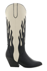 BiLLiNi Zarina Western Boots Black/Ivory