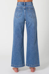 ROLLA'S Sailor Jean Janet Recycled Mid Vintage Blue