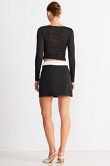 SNDYS Elodie Top Black