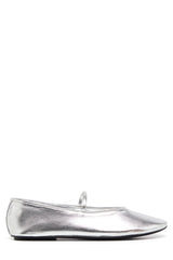 THERAPY Moncherri Ballet Flat Silver Smooth