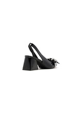 THERAPY Slay Slingback Pump Black Patent