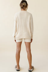 Denver Knit Lounge Shorts Cream
